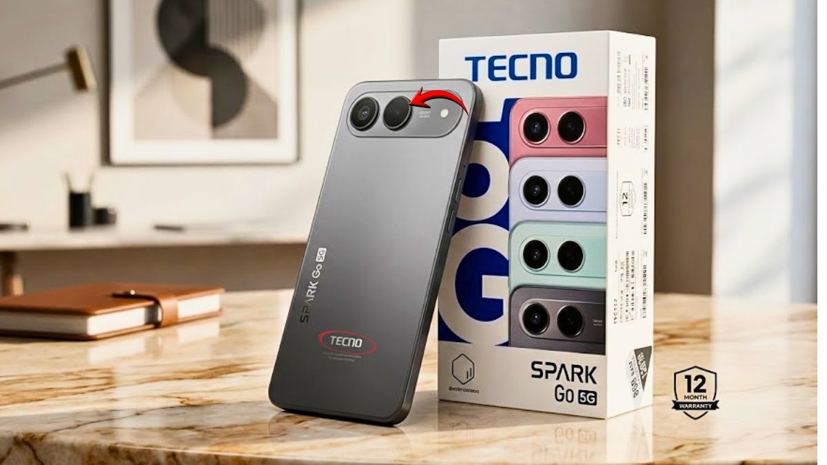 Tecno Spark Go 5G 2026 diseño elegante y conectividad 5G garantizada